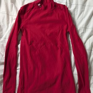 Under Armour Red Turtleneck Top